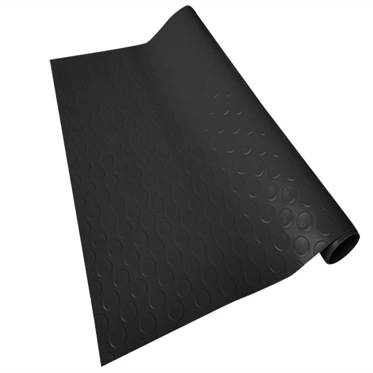 Extra Large Rubber Mat for Garage Floor, Heavy Duty Non-Slip Floor Mat, Workshop Garage Van Gym Matting Roll, Waterproof Rubber Flooring 2.5mm Thick(Gray,0.6x2m/2x6.6ft)