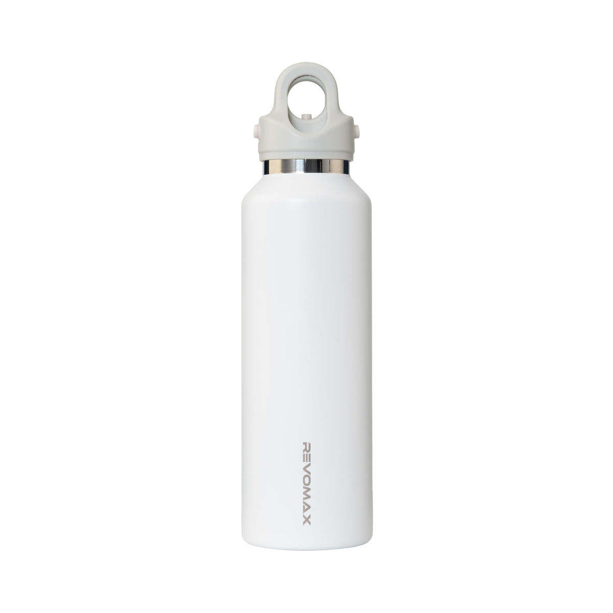 Revomax Titanium Series 20oz (592ml) Insulated Water Bottle, One-Hand Flash Release, Double Wall Vacuum Flask, 36H Cold 18H Hot, Leakproof, BPA Free, Lightweight for Gym, Travel, School - Oxidized
