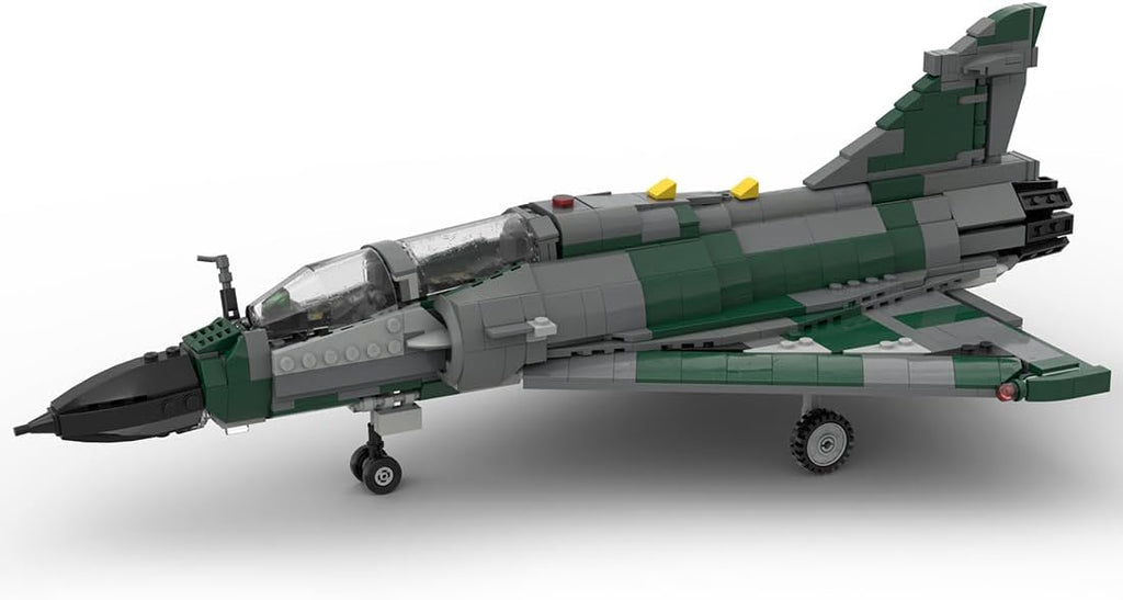 Military Fighter Series Model Block Set, MIRAGE 2000 D Aircraft Model MOC Building Blocks Set, Creative Construction Toy for Adults (1269PCS), AXR3G3R391638P5FCZV6T
