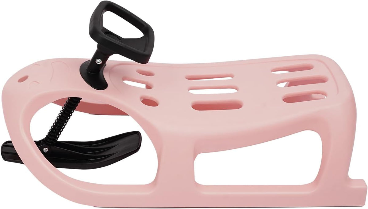 Saddle Style Snow Sled for Kids and Adults – Winter Outdoor Sliding Toy, Heavy Duty Plastic, Fun Sledding for Snowy Hills and Backyard