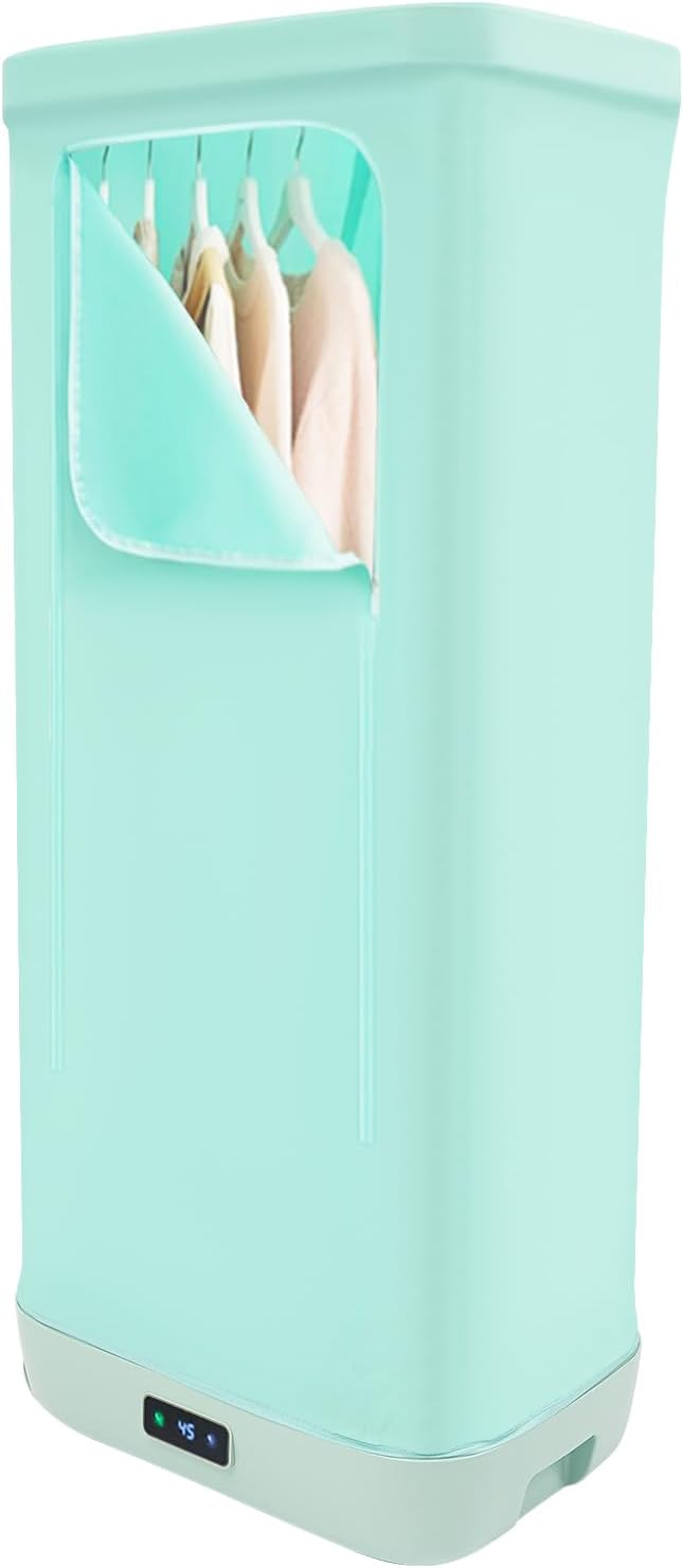 Travel Portable Dryer, Household Clothes Dryer Folding Clothes Dryer 360° Hot Air with Moisture Vents for Traveling, Flats, Hotels, Dormitories 110V