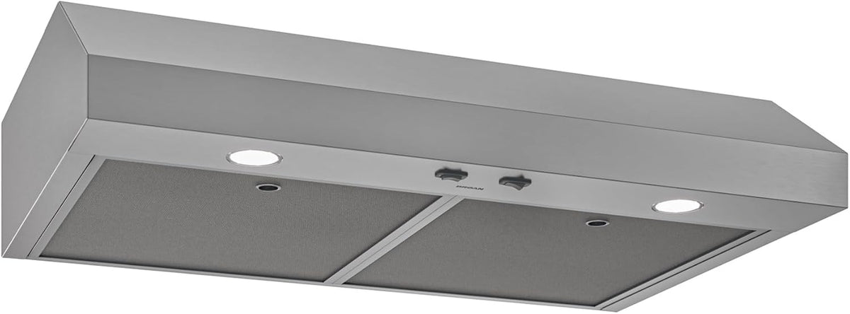 Broan-NuTone GLA1303SS 30-Inch Under Cabinet Range Hood, 350 CFM, Stainless