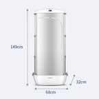 Electric Clothes Dryer, Automatic Ironing Machine, Portable Steam Drying Smart Machine, Ironing Clothes Folding Wrinkle Removal Machine with Remote Control, Foldable