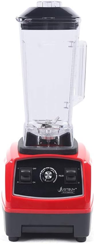 BPA Free 3HP 2200W Heavy Duty Commercial Grade Blender Mixer Juicer Commercial Smoothie Blender 2L / 2000cc (Red)