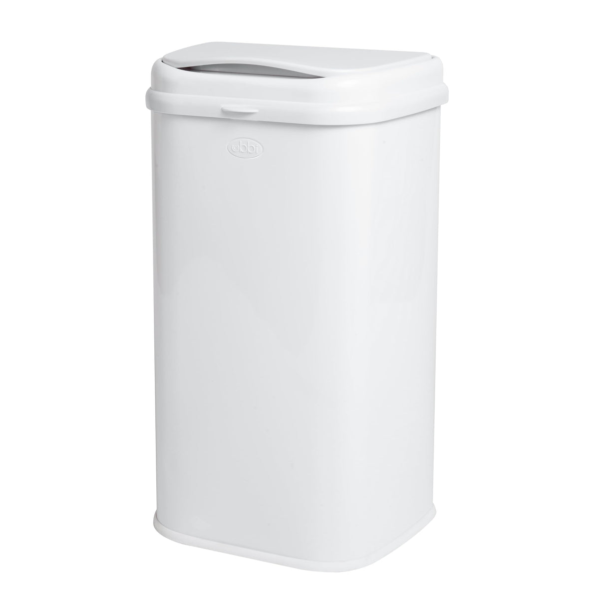 Ubbi Stainless Steel Diaper Pail, No Special Bags, Odor-Locking, Taupe