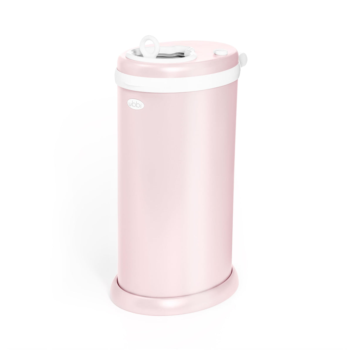 Ubbi Stainless Steel Diaper Pail, No Special Bags, Odor-Locking, Taupe