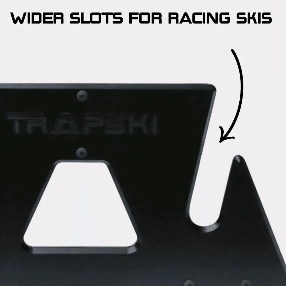 TRAPSKI All Mountain/Race/XC Ski and Snowboard Mobile Rack | Marine Grade HDPE Plastic | Made in The USA