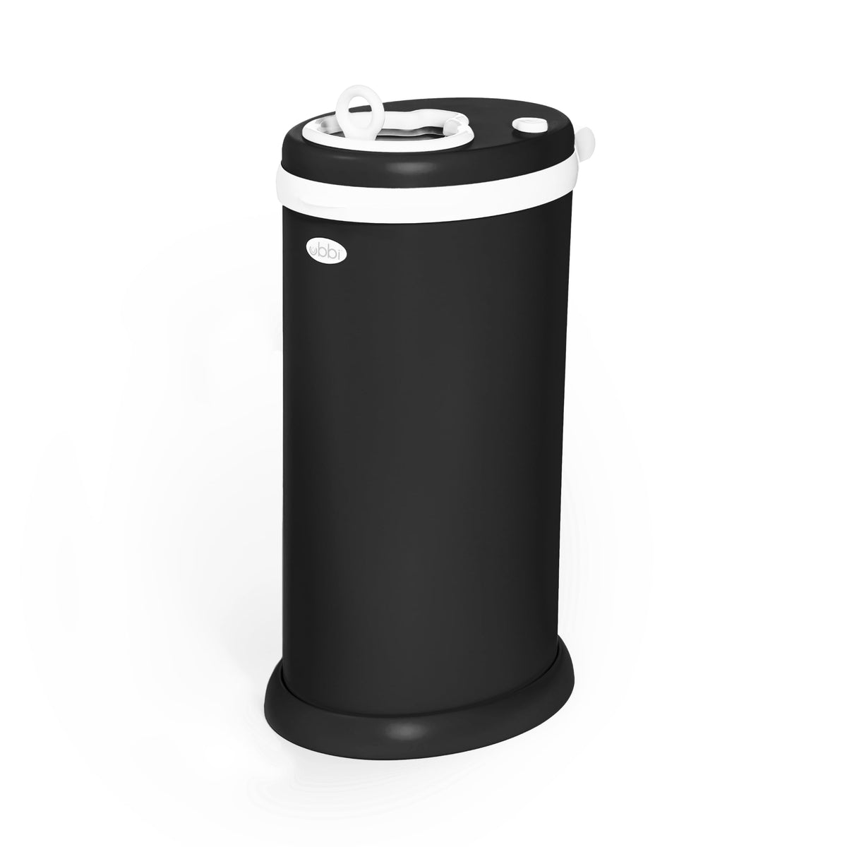 Ubbi Stainless Steel Diaper Pail, No Special Bags, Odor-Locking, Taupe