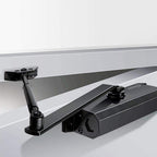 Automatic Door Closer, Spring Hydraulic Door Closure, Residential and Commercial Adjustable Spring Hydraulic Door Closer, 3 Colors (B)