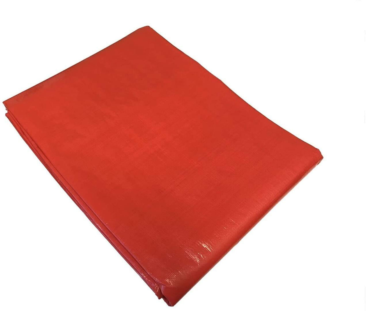 HD Reinforced 12 Mil Waterproof Premium Tarp (Red) (18'x20')