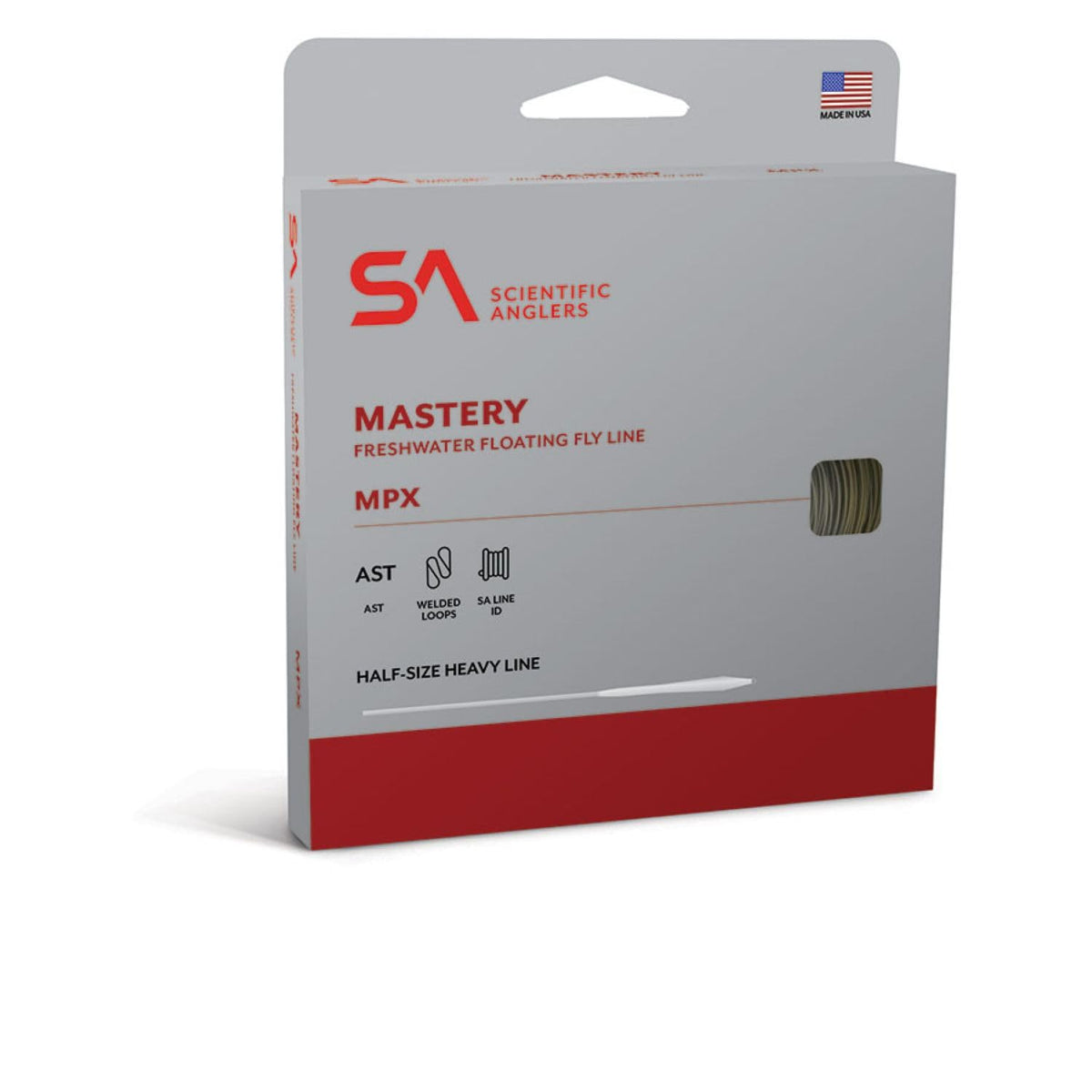 Scientific Anglers Mastery MPX Fly Line Taper, Smooth Casting, Durable Coating, Floating Line for Freshwater Rods