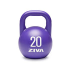 Steel Competition Kettlebells by Steve Cotter - Hard-Wearing Crack-Resistant Powder Surface Coating, 34mm Steel Handle with Non-Slip Super Textured Powder Coating Grip - Avail 6kg - 32kg