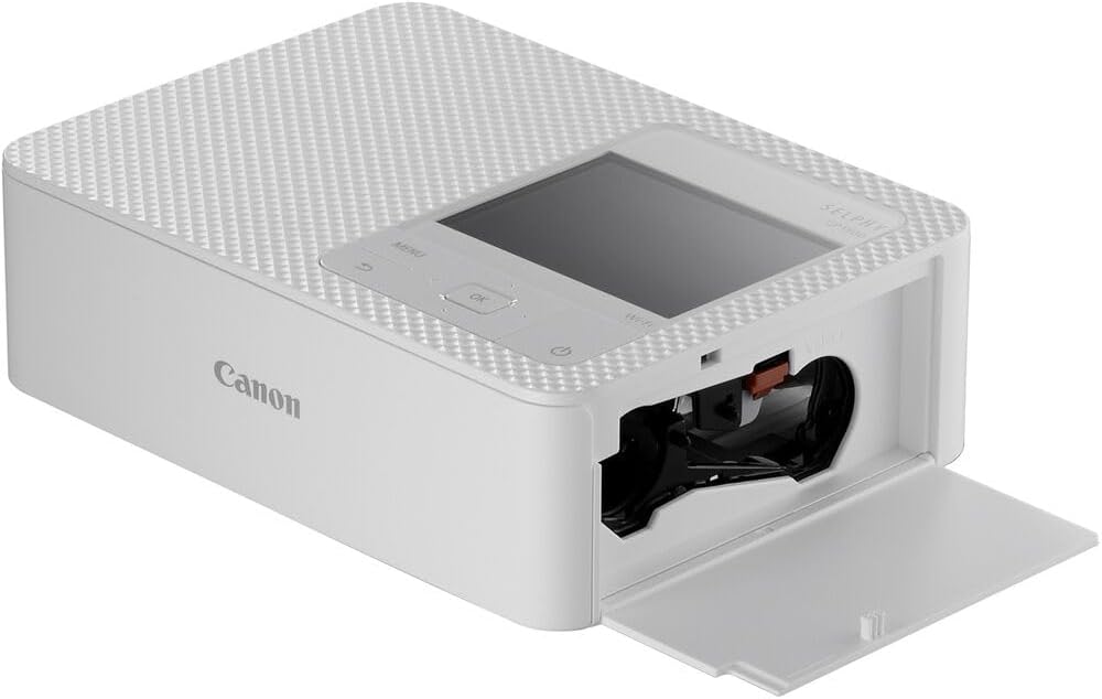 Canon SELPHY CP1500 Compact Photo Printer Accessory Cleaning (White) Bundle