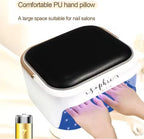 Sophie Arts Super Strong LED/UV Nail Lamp, 82 LED Beads, 12-Hour Battery Life, Fast Dry for UV Gel, Acrylic and Builder Gel (Black)