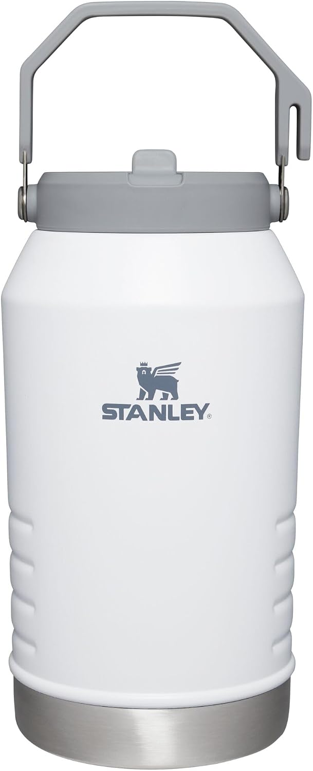 STANLEY IceFlow Flip Straw 2.0 Jug, 96 oz, Chalk