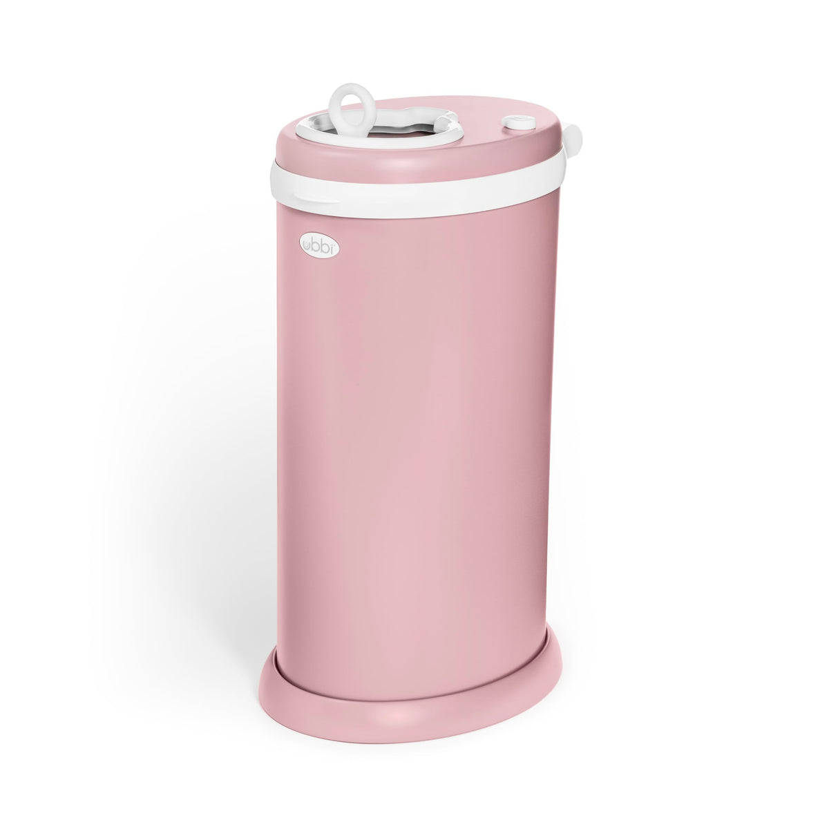 Ubbi Stainless Steel Diaper Pail, No Special Bags, Odor-Locking, Taupe