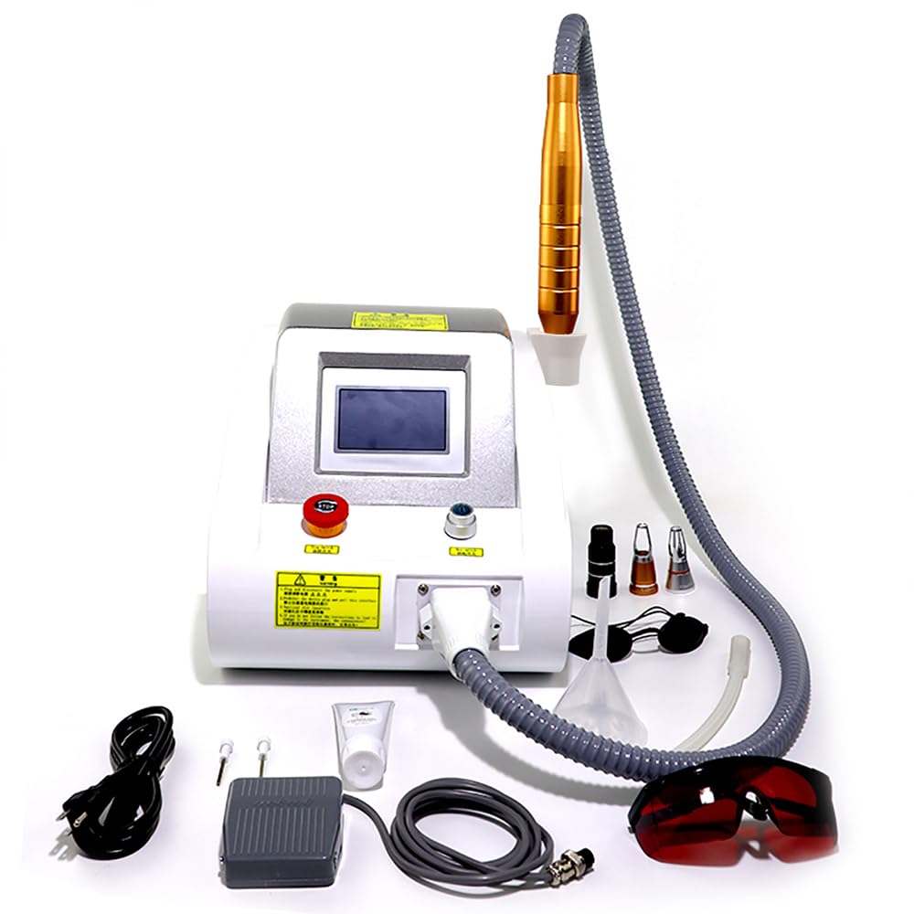 Tattoo Remover Machine, 1000W Eyebrow Pigment Removal with Three Pulse Energies for Home Beauty Salons, Multifunctional Removal Instrument for Remove Tattoos Tattooed Eyebrows Color Spots