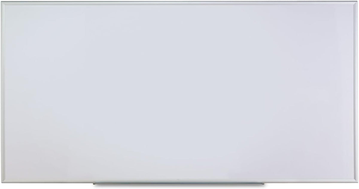 Universal 43627 Dry Erase Board, Melamine, 96 x 48, Satin-Finished Aluminum Frame