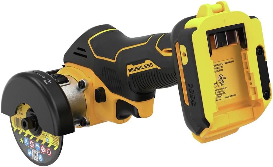 DEWALT 20V MAX XR Cut Off Tool, Brushless and Compact, Bare Tool Only (DCS438B)