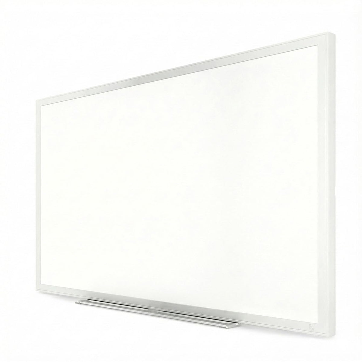 TRU RED Magnetic Steel Dry Erase Board, 5 ft x 3 ft, Black Frame