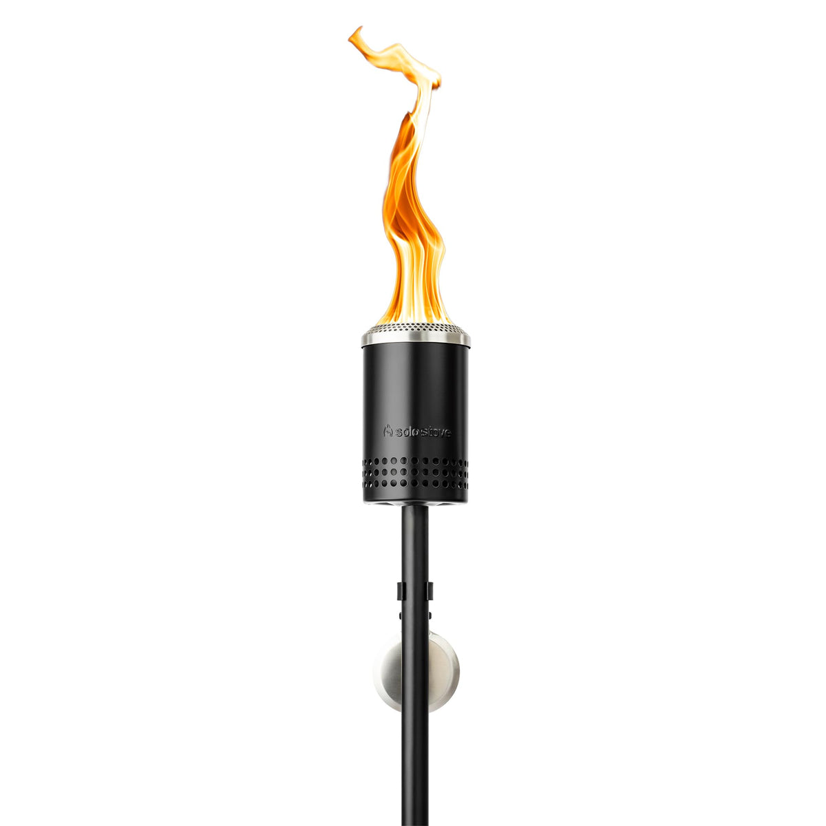 Solo Stove Mesa Torch, 3 Pack | Backyard Torches for Outside, 5 hr Burn Time, Cold-Rolled Steel, Incl. 3 Torches, 3 Ground Stakes, 3 Fuel Funnels, 9 Wicks, Adjustable Height: 37.75-52.5 in