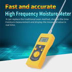 DM300L Sand Moisture Meter Tester for Measuring Moisture Content of River Sand, Fine Sand, Coarse Sand, Sea Sand, Quartz Sand