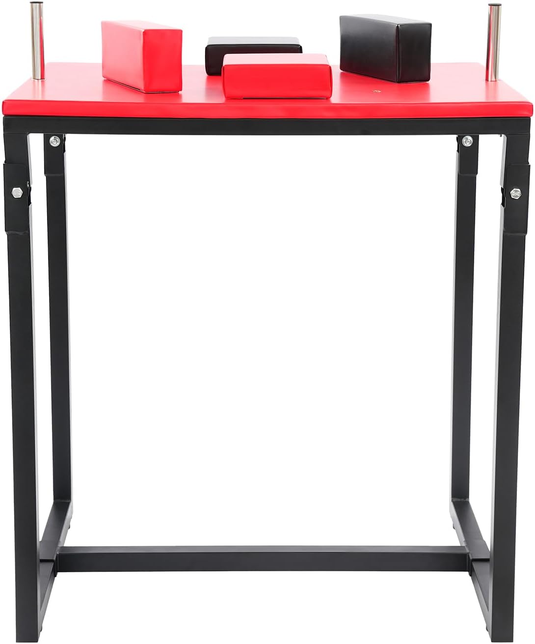 Arm Wrestling Table 39.3-Inch Professional Arm Wrestling Table with Elbow Pads & Forearm Pads Foldable Competition Training Equipment for Fitness Clubs, Homes, Offices