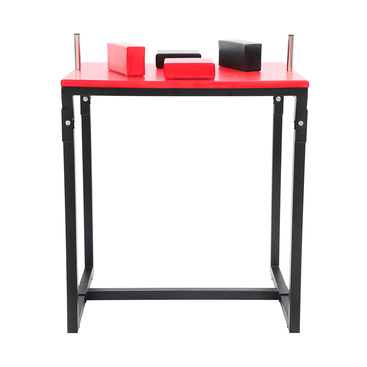 Arm Wrestling Table 39.3-Inch Professional Arm Wrestling Table with Elbow Pads & Forearm Pads Foldable Competition Training Equipment for Fitness Clubs, Homes, Offices