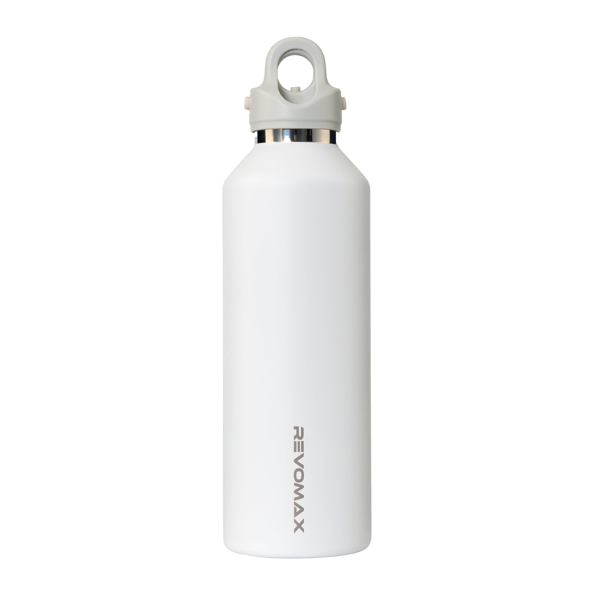 Revomax Titanium Series 20oz (592ml) Insulated Water Bottle, One-Hand Flash Release, Double Wall Vacuum Flask, 36H Cold 18H Hot, Leakproof, BPA Free, Lightweight for Gym, Travel, School - Oxidized