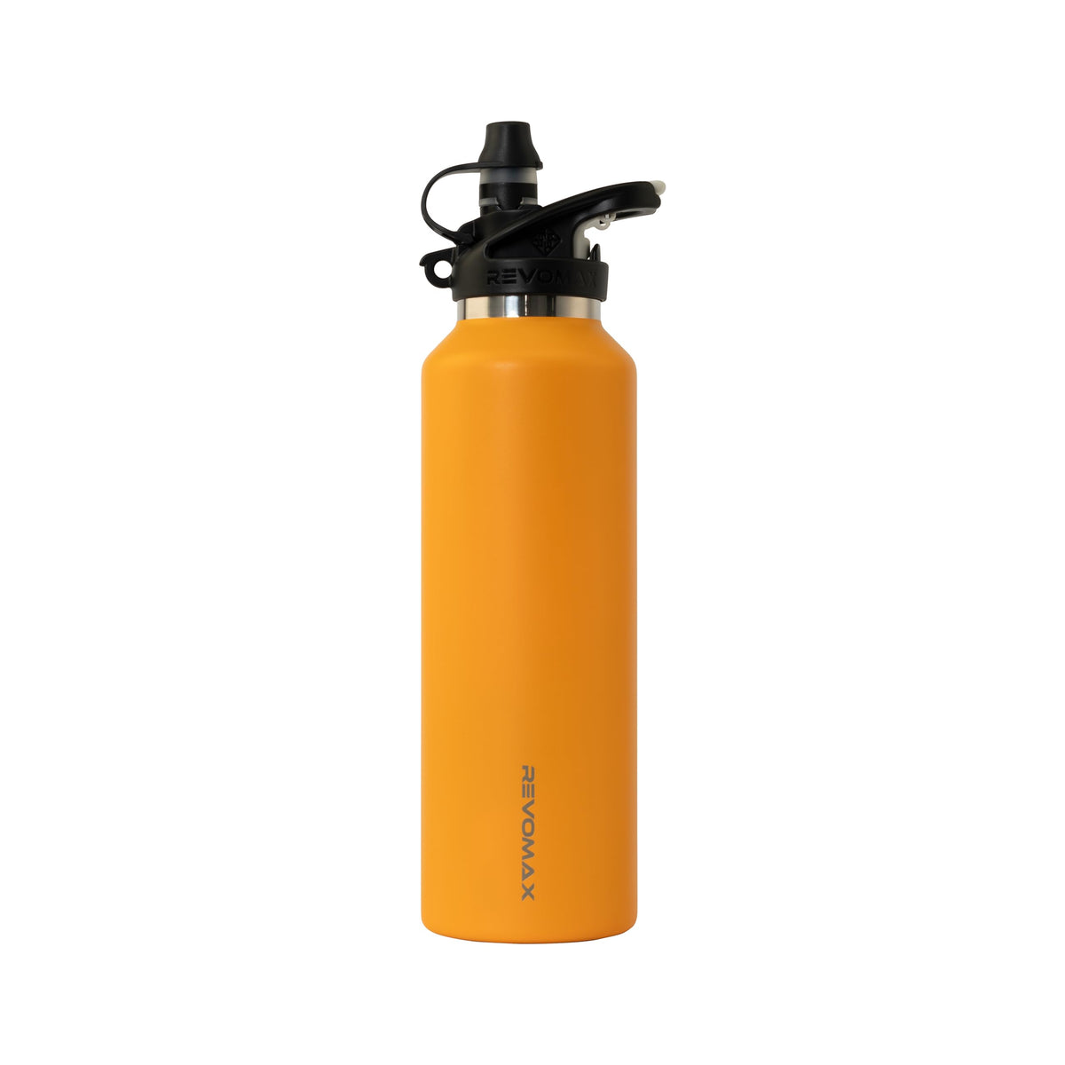 Revomax Titanium Series 20oz (592ml) Insulated Water Bottle, One-Hand Flash Release, Double Wall Vacuum Flask, 36H Cold 18H Hot, Leakproof, BPA Free, Lightweight for Gym, Travel, School - Oxidized