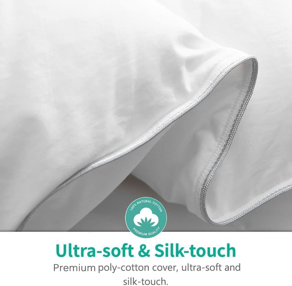 APSMILE Duvet Insert,Down Feather Fibers Comforter Queen-All Season Blanket
