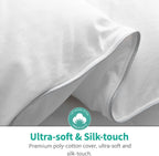 APSMILE Duvet Insert,Down Feather Fibers Comforter Queen-All Season Blanket