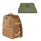HYPERWEAR® Rucking Backpack with Weights for Walking - 20L Adjustable Weighted Ruck Pack, FlexLoad Plate System