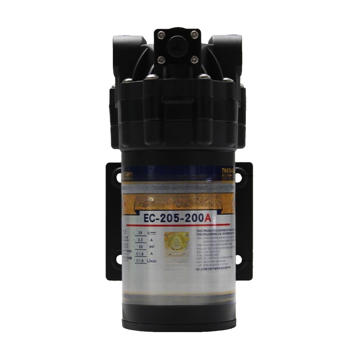 Booster pump water purifier household filter diaphragm 24V(75G EC-103-75)