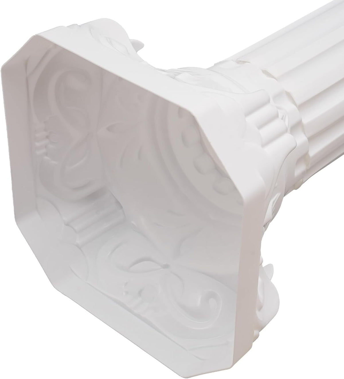 4Pcs Wedding Roman Column Pillars Set, Roman Pillar Greek Columns Elegant Wedding Event Decorative Columns Pillars Decoration Party Flower Pot Columns Decor, Capacity 110LB, 34.65"/ 88cm Tall (White)