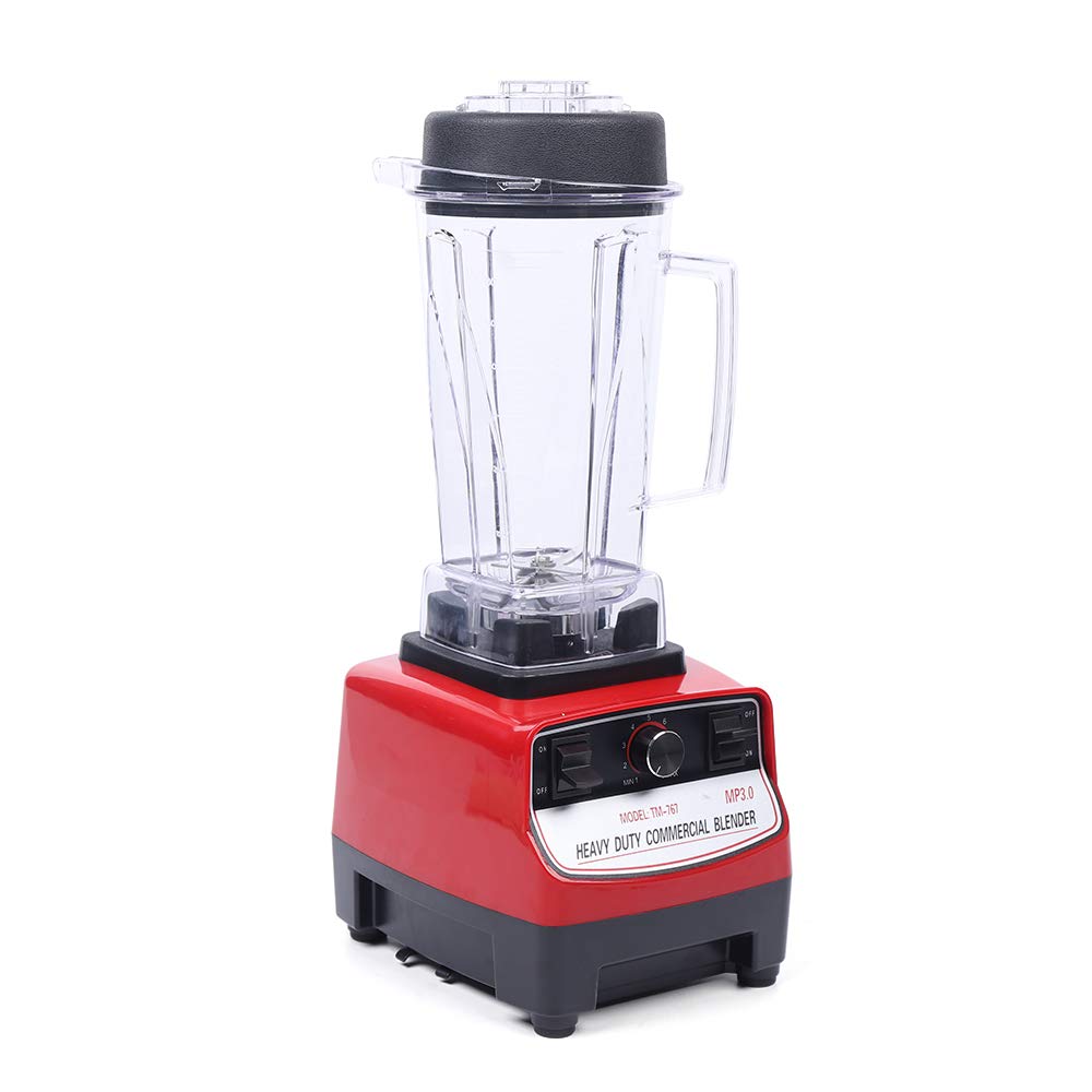 Professional Blender, 2000ml Capacity, 2200W Power, 45000RPM Speed, Red Color, Smoothies and Shakes