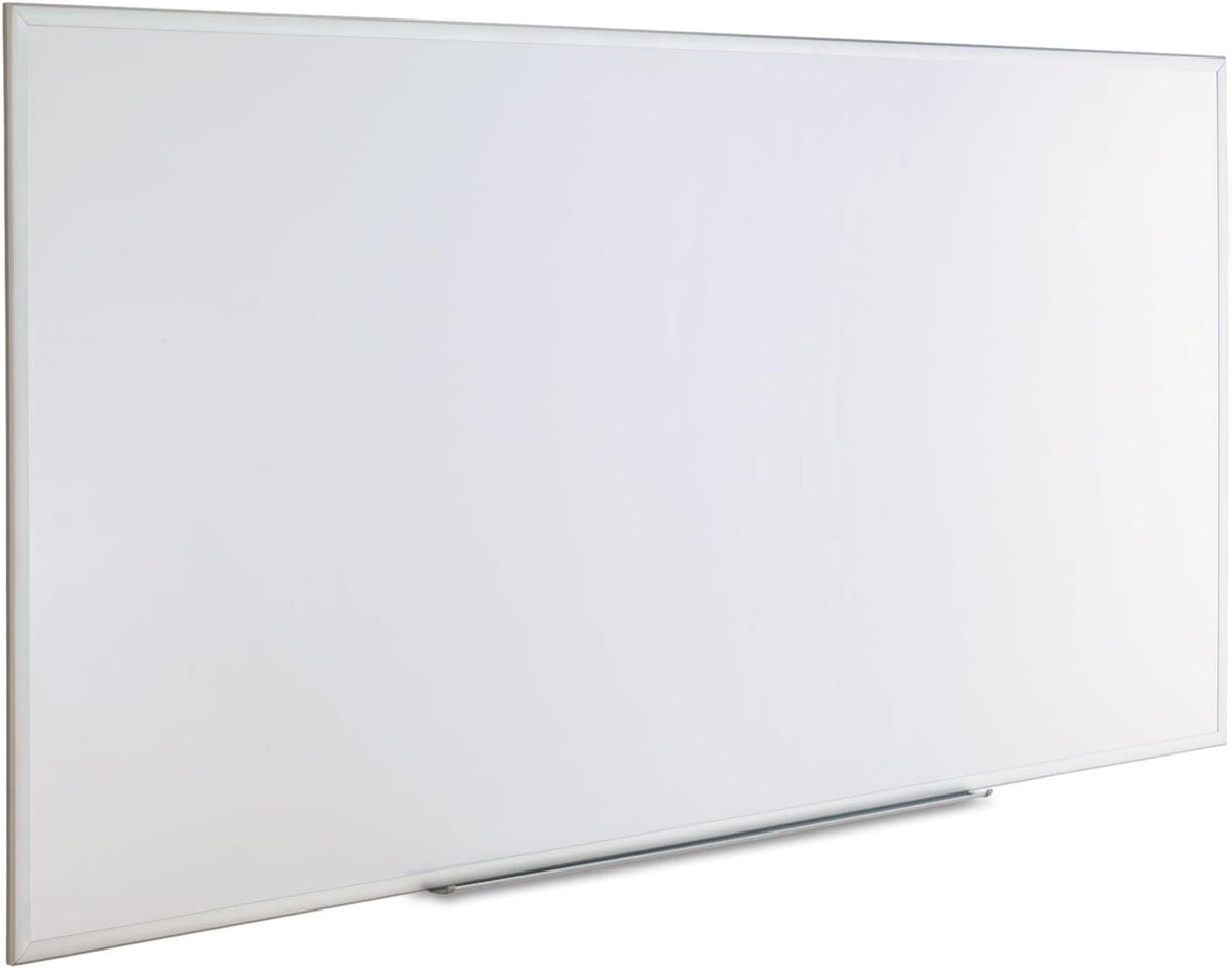 Universal 43627 Dry Erase Board, Melamine, 96 x 48, Satin-Finished Aluminum Frame