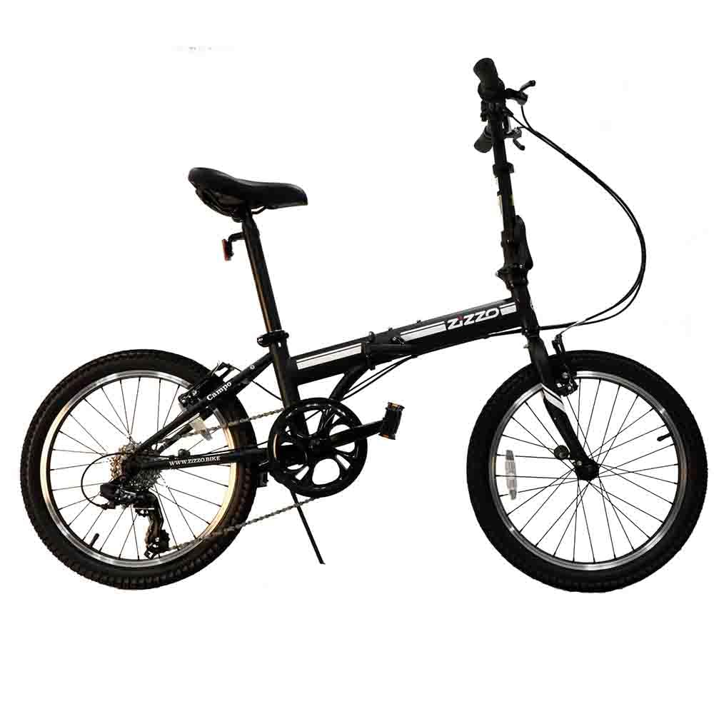 ZiZZO Campo 20 inch Folding Bike with 7-Speed, Adjustable Stem, Light Weight Frame