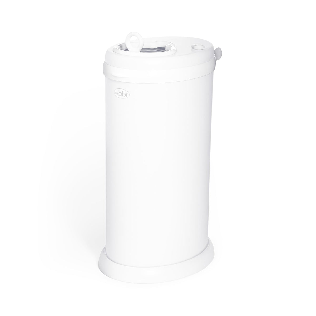 Ubbi Stainless Steel Diaper Pail, No Special Bags, Odor-Locking, Taupe