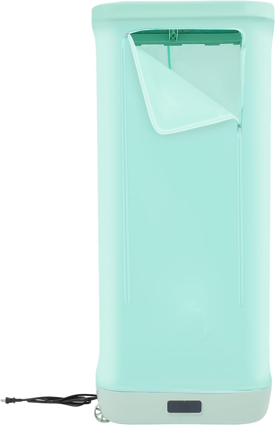 Manual Clothes Dehydrator, 3.17 Gallon Portable Large Capacity Clothes Dryer Spin Dryer Round Manual Clothes Dryer Non Electric Laundry Dryer for RV Camping Traveling Apartment (Electric/Light Green)