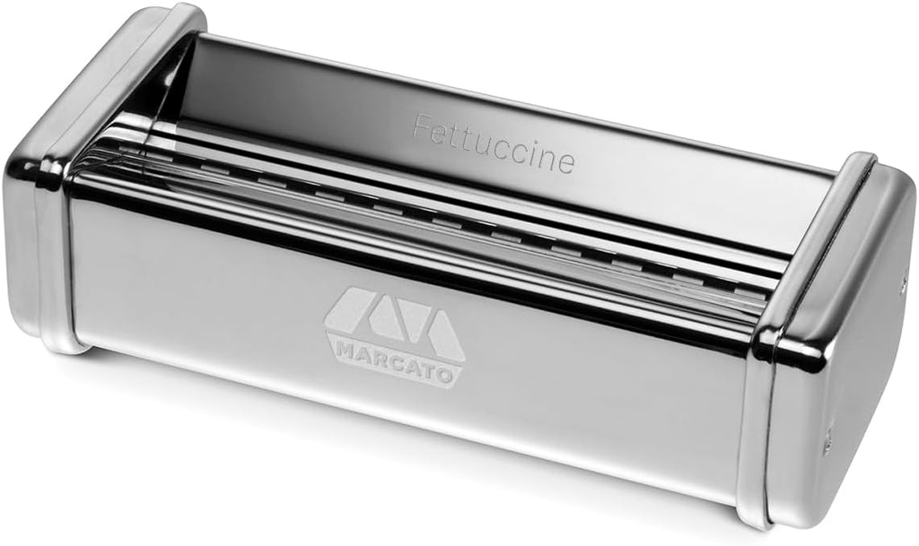 Marcato Trenette Attachment for Pasta Fresca Machine – Narrow Flat Pasta Cutter, Chrome Steel Construction, Made in Italy