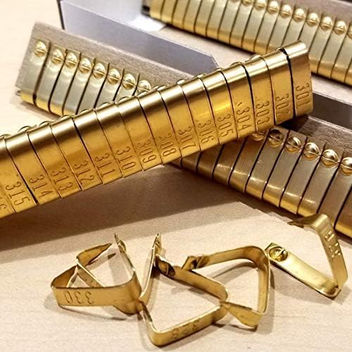 Pinnon Hatch Farms Custom Stamped Brass Jiffy Chicken Wing Bands (400)