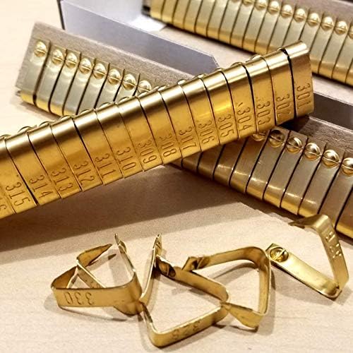Pinnon Hatch Farms Custom Stamped Brass Jiffy Chicken Wing Bands (400)