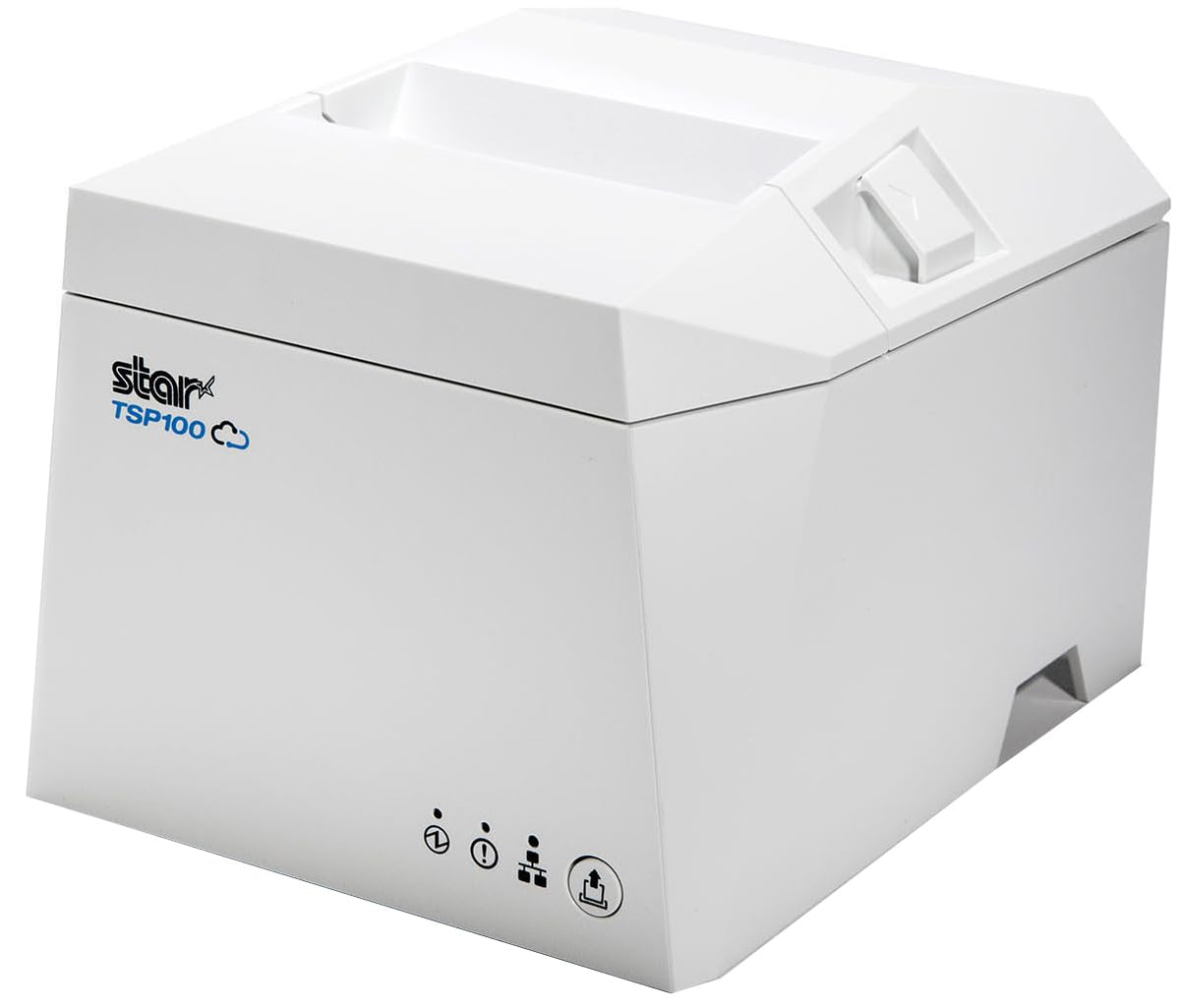 Star Micronics TSP143IVUE USB/Ethernet (LAN) Thermal Receipt Printer with Android Open Accessory (AOA), CloudPRNT, Cutter, and Internal Power Supply - White