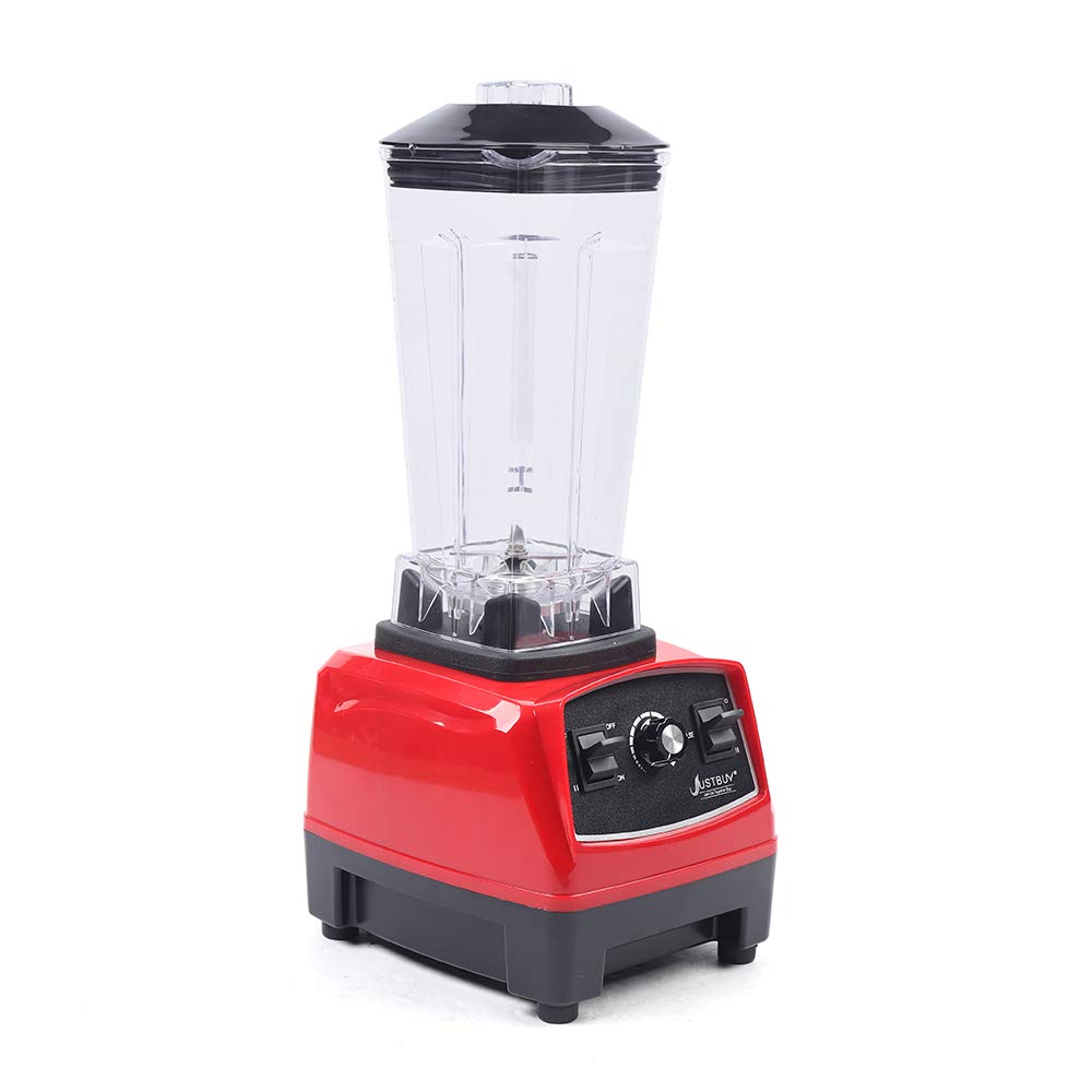BPA Free 3HP 2200W Heavy Duty Commercial Grade Blender Mixer Juicer Commercial Smoothie Blender 2L / 2000cc (Red)