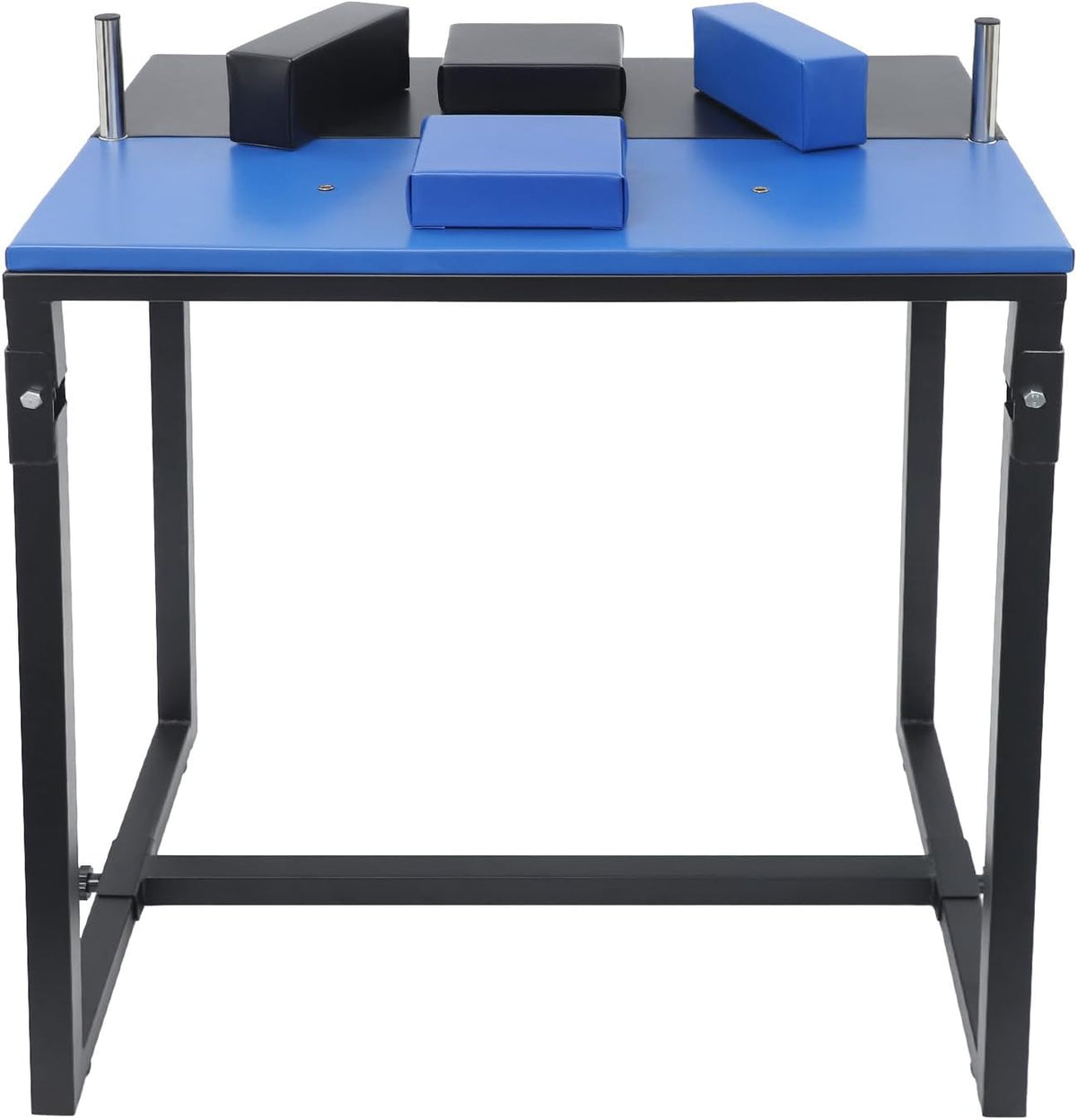 Arm Wrestling Table 39.3-Inch Professional Arm Wrestling Table with Elbow Pads & Forearm Pads Foldable Competition Training Equipment for Fitness Clubs, Homes, Offices