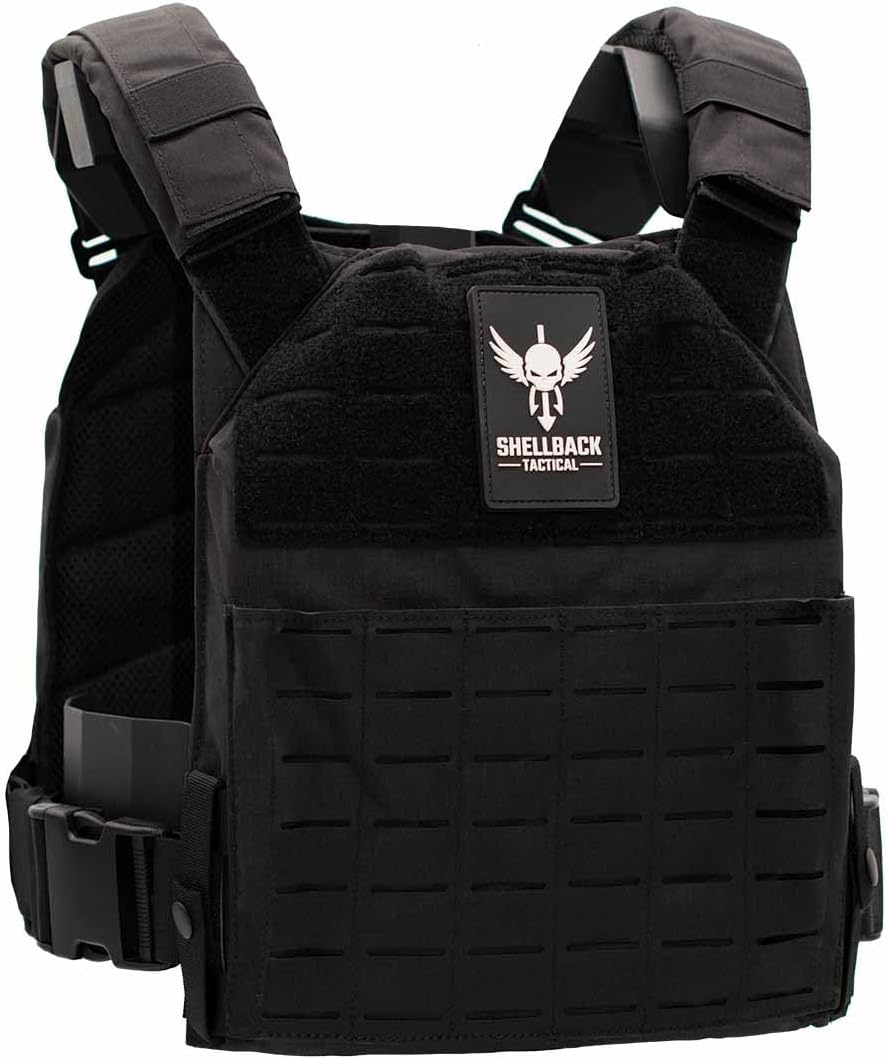 Shellback tactical Physical Fitness Training Vest – Adjustable Weighted Workout Vest for 10x12 Training Plates