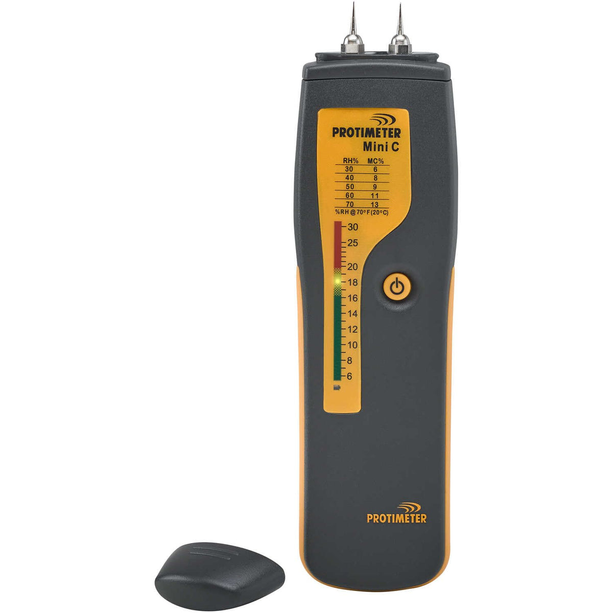 GE Protimeter BLD2001 Mini C Moisture Meter, LED Display, 6 to 30% Range, 7-1/64" Length x 1-29/32" Width x 1.09" Height
