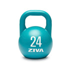 Steel Competition Kettlebells by Steve Cotter - Hard-Wearing Crack-Resistant Powder Surface Coating, 34mm Steel Handle with Non-Slip Super Textured Powder Coating Grip - Avail 6kg - 32kg