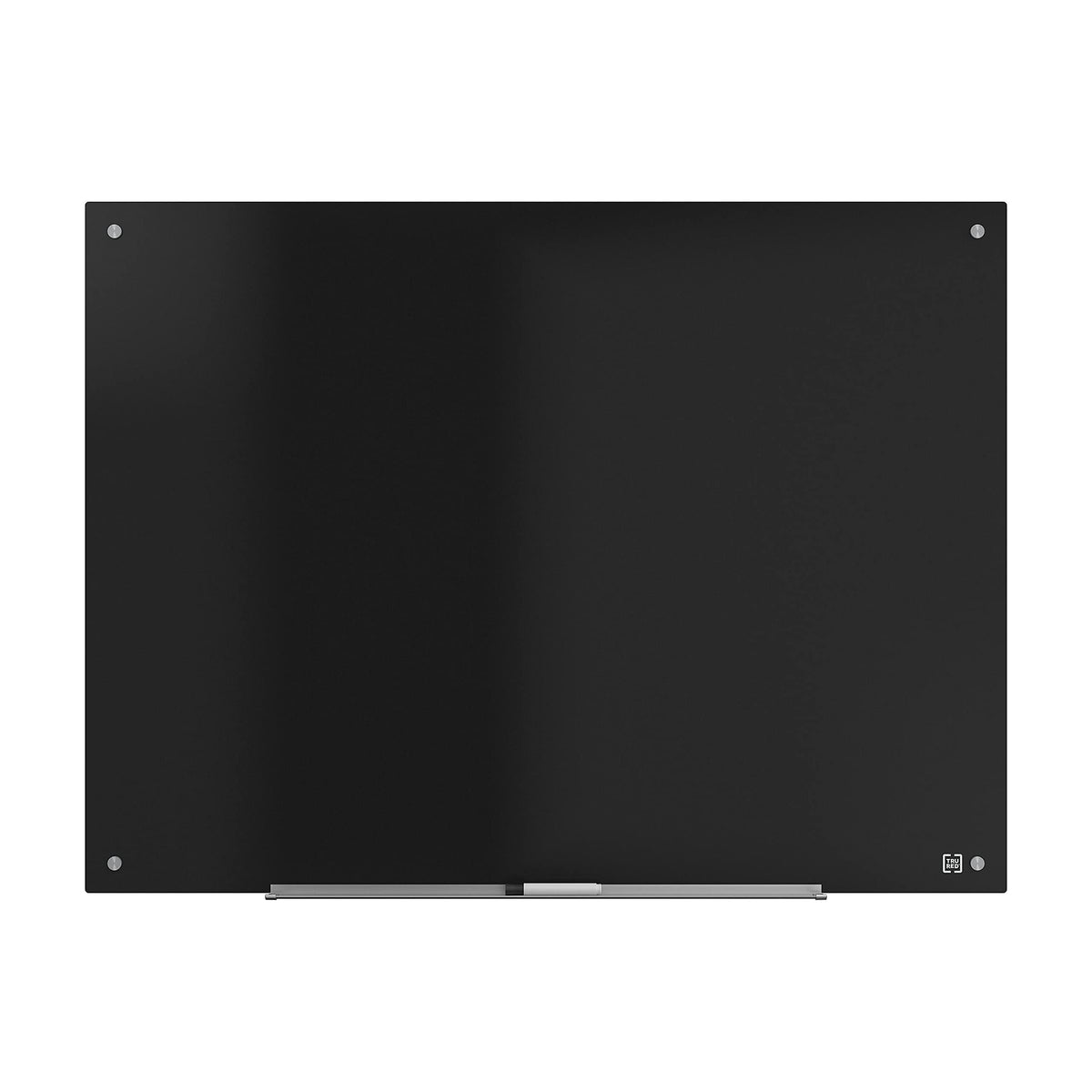 TRU RED Magnetic Tempered Glass Dry Erase Board, White, 3x2 Ft